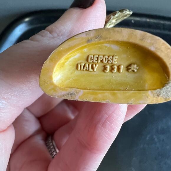 Set 3 Vintage Depose Italy Cherubs Angel Kids Xmas Ornaments 2.75" 331-332-333 - Picture 5 of 8